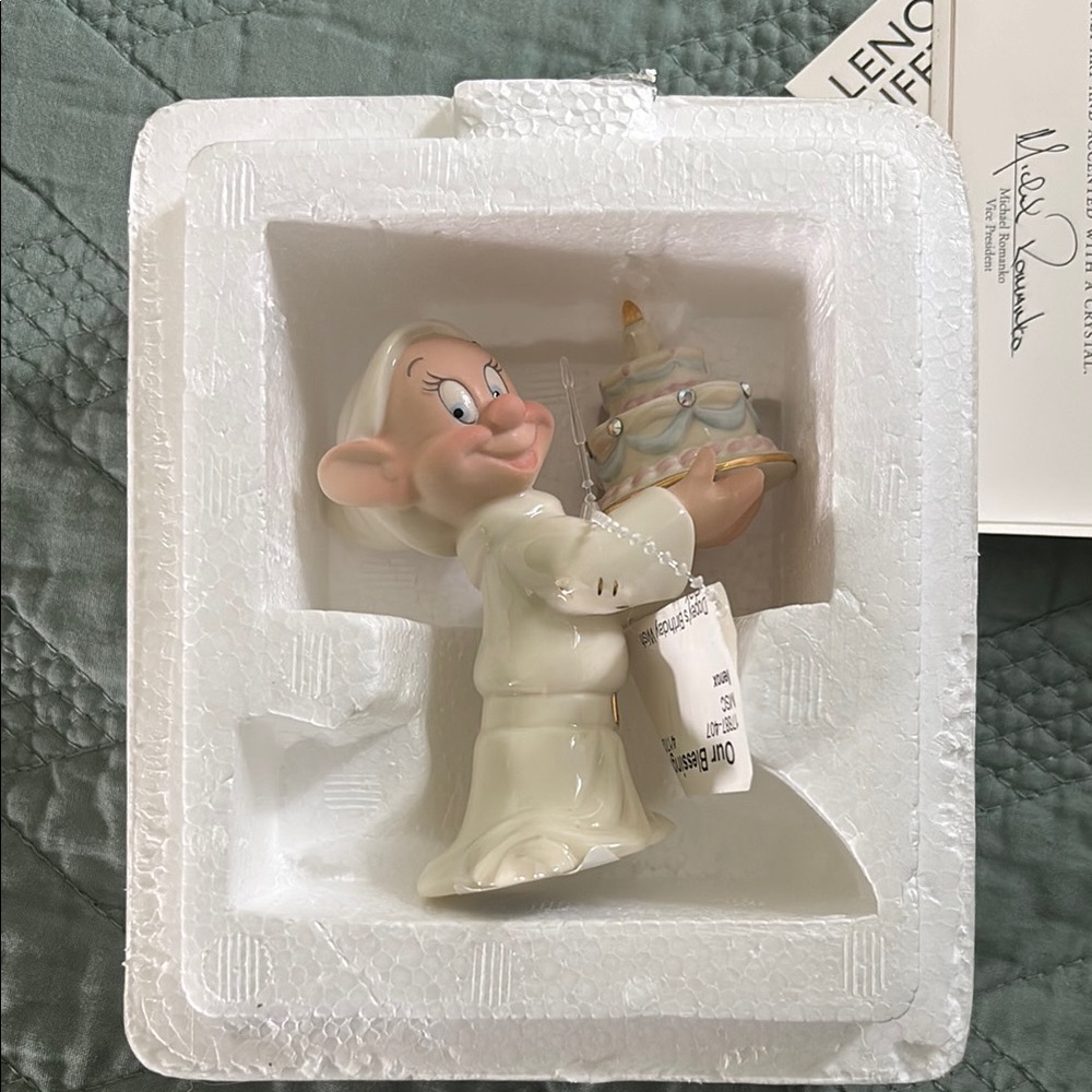 NWT Lenox Disney Dopey Figurine